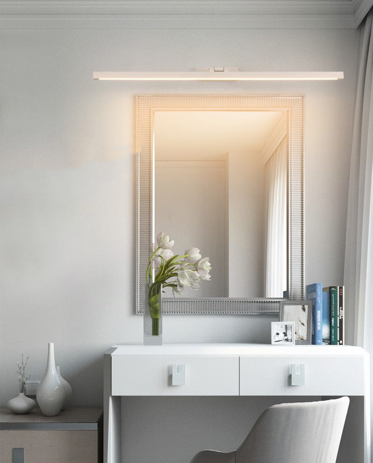 Lámpara rectangular luminosa estilo minimalista led metal led blanco accesorio de iluminación de pared