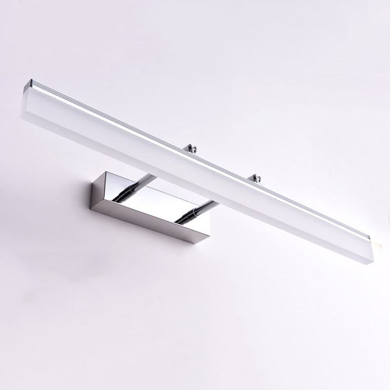Lampada rettangolare per la lampada con applique del bagno in metallo a muro moderno lampada