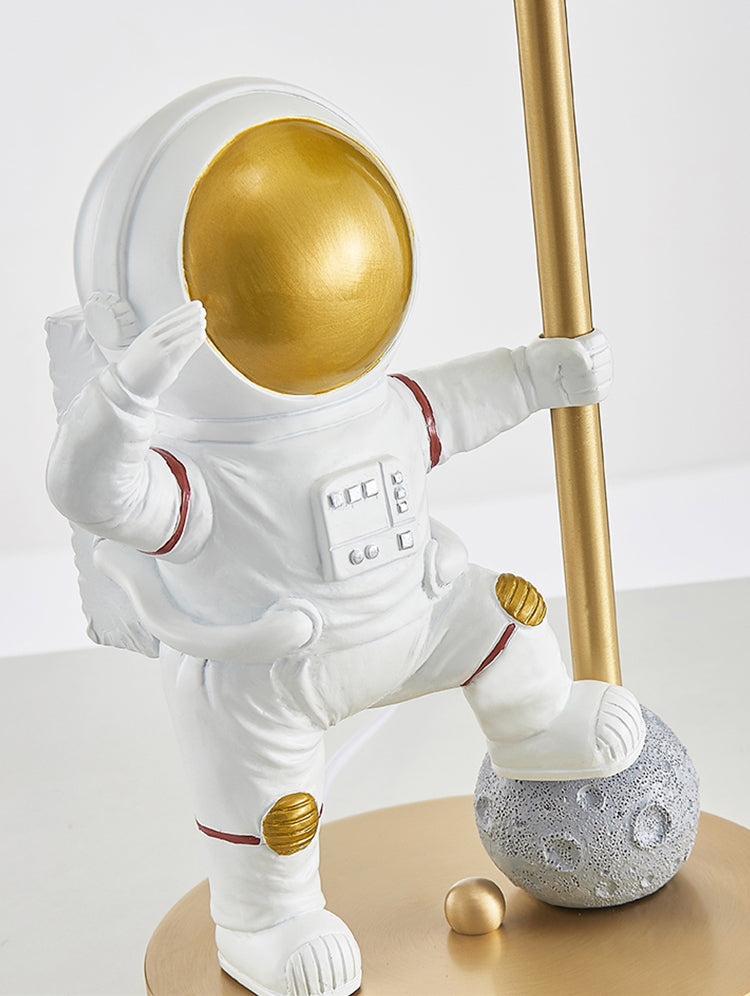 Astronaut Kids Bedroom Table Light Glass 1 Bulb Nordic Nightstand Light