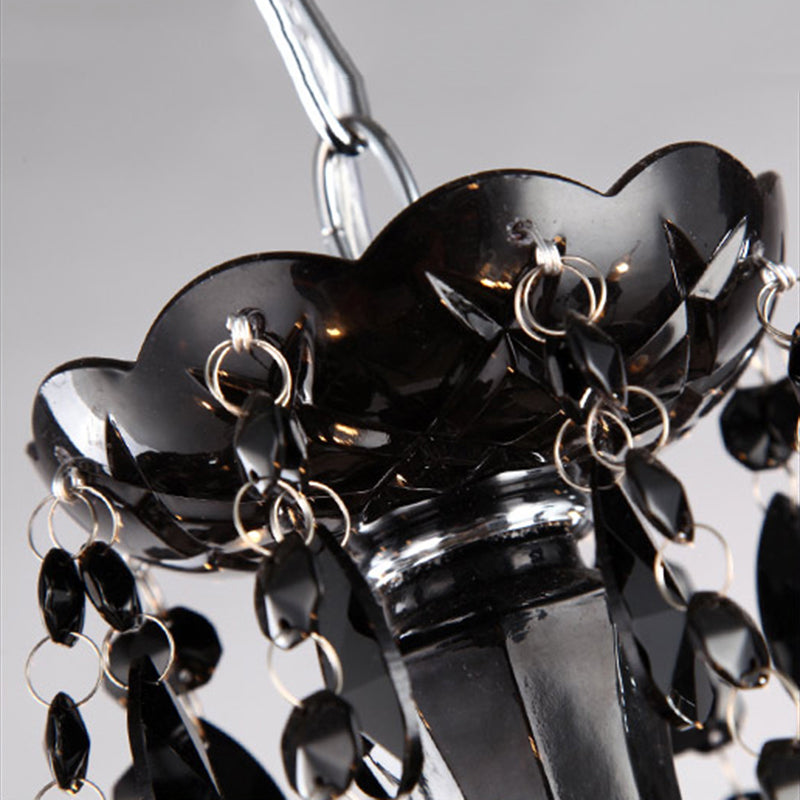 Lámpara de araña de velas iluminación de vidrio tradicional iluminación para restaurante