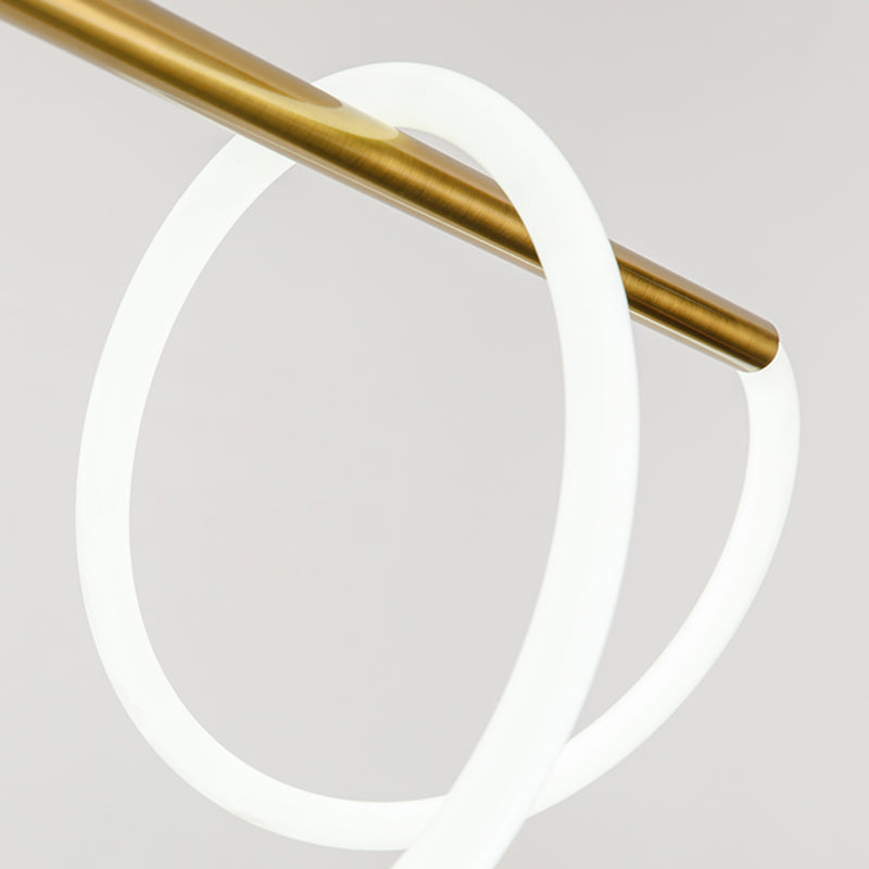 Luci a sospensione contemporanea per l'Isola Linear Linear Isola Luci dell'isola sospesa in oro