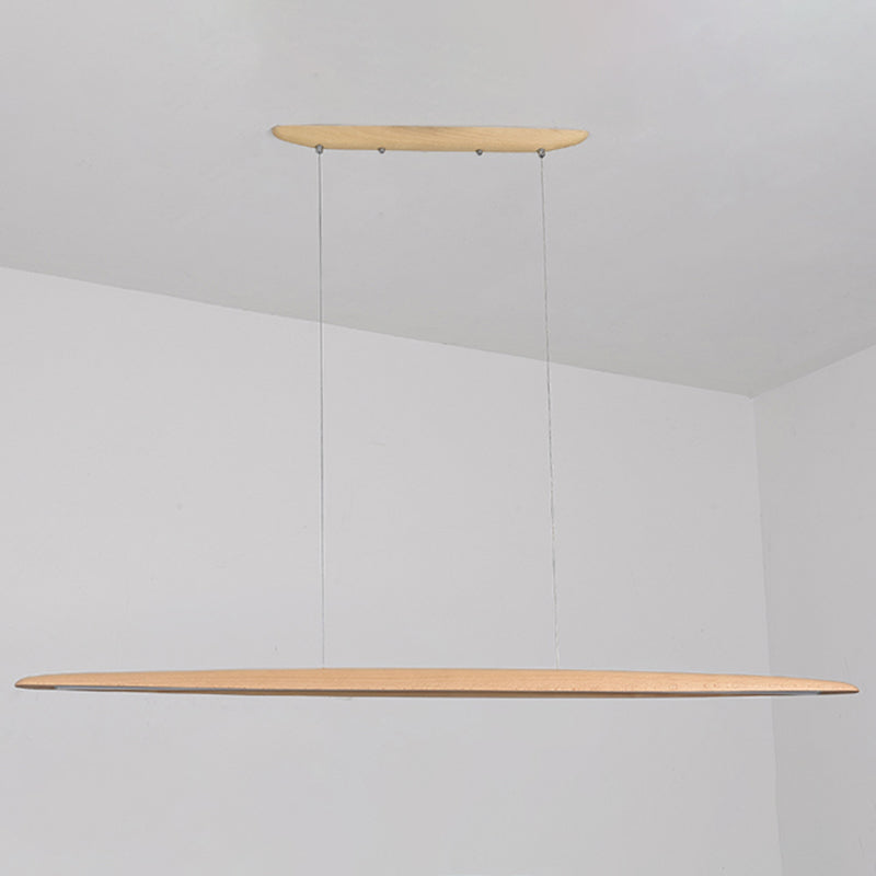 Modern Kitchen Pendant Lights Linear Island Lighting Pendant Chandelier in Metal