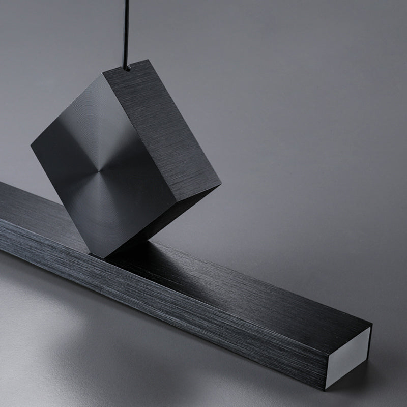 Contemporary Pendant Lights Linear Island Lighting hanging lamp Hanging Island Light in Gold