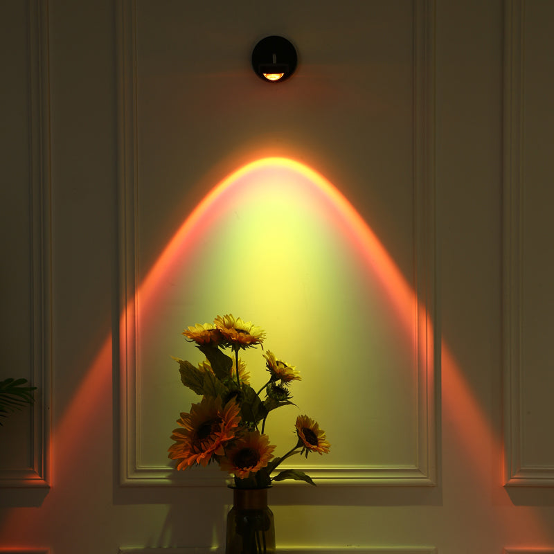 Armed 1-Light Modern Sconce Light LED Metal Wall Lighting Ideas for Living Room