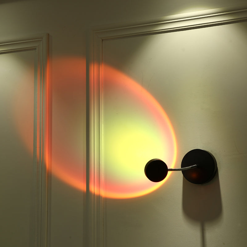 Armed 1-Light Modern Sconce Light LED Metal Wall Lighting Ideas for Living Room