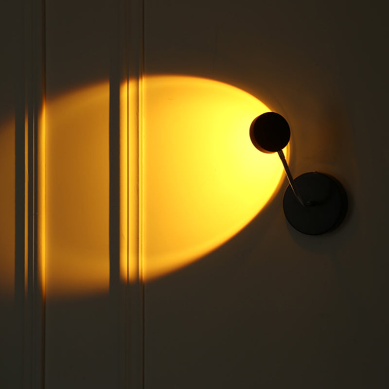 Armed 1-Light Modern Sconce Light LED Metal Wall Lighting Ideas for Living Room