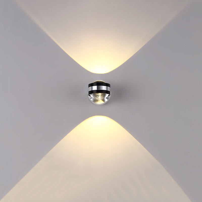 Silver Aluminium Modern Murce Murce Global LED Mur Murd Mounted for Hotel