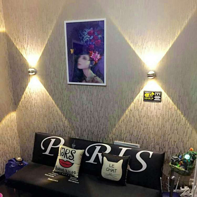 Silver Aluminium Modern Murce Murce Global LED Mur Murd Mounted for Hotel