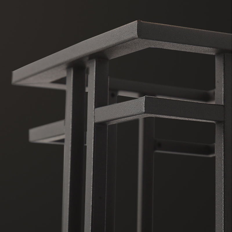 1-Light Rectangular  Wall Sconce Modern Simple Style Glass Wall Lighting in Gold