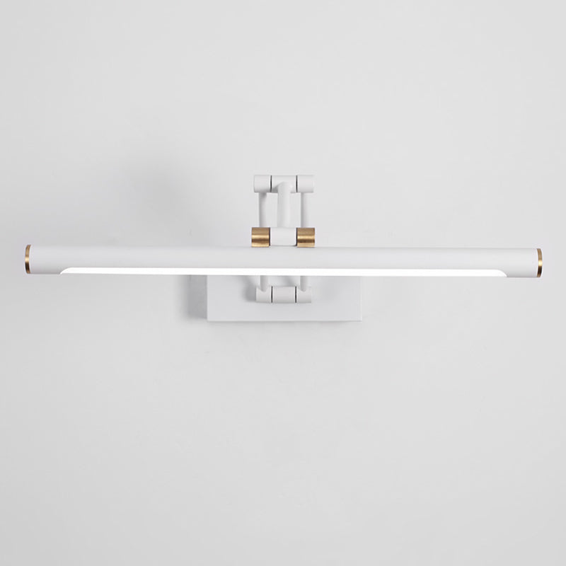 Lampada a parete a LED in ferro laccata nella moderna semplicità acrilica Light a parete regolabile per il bagno