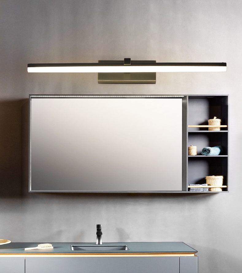 Modern Linear Vanity Sconce Lights Metal 1-Light Wall Lighting Fixture for Bathroom