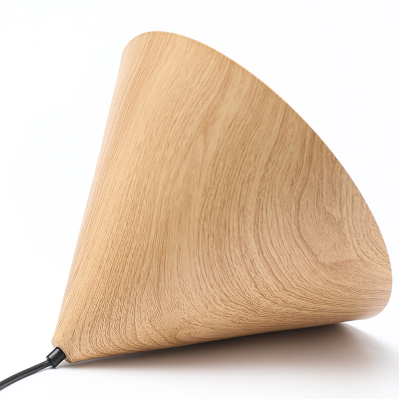 Bois moderne suspendu au plafond cône 1-Light Pendant Light pour salle à manger