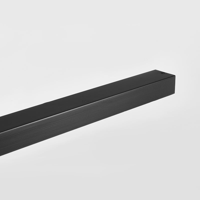 Luci a sospensione contemporanea per l'isola di cucina Linear Lighting Island Lampade in nero