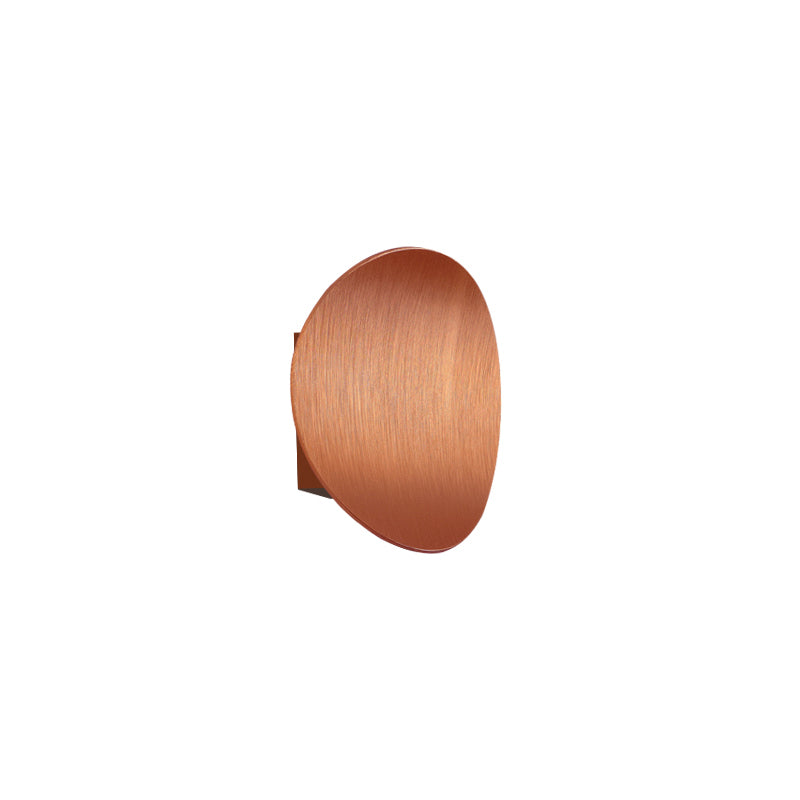 Modern Minimalist LED Wall Sconce Aluminium Circular Wall Lamp for Interior Spaces