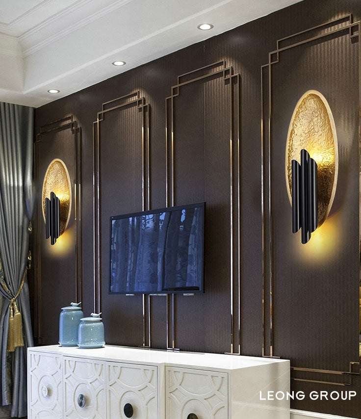 Contemporary Metal Wall Mount Lamp Wall Lighting Fixture for Living Room