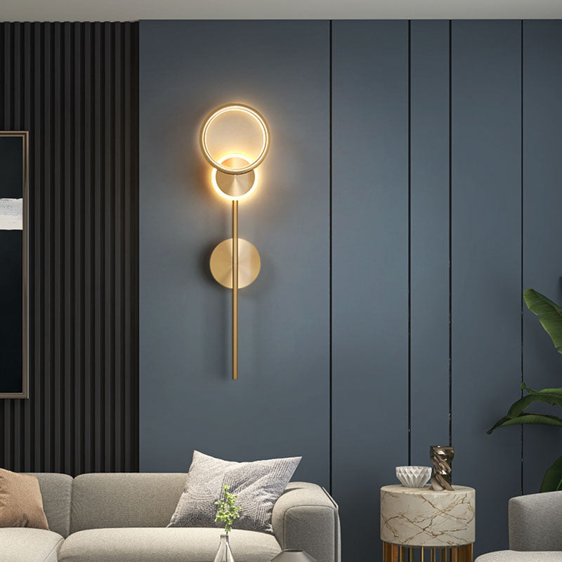Acrylic Wall Light Nordic Modern Linear LED Wall Sconce for Living Room