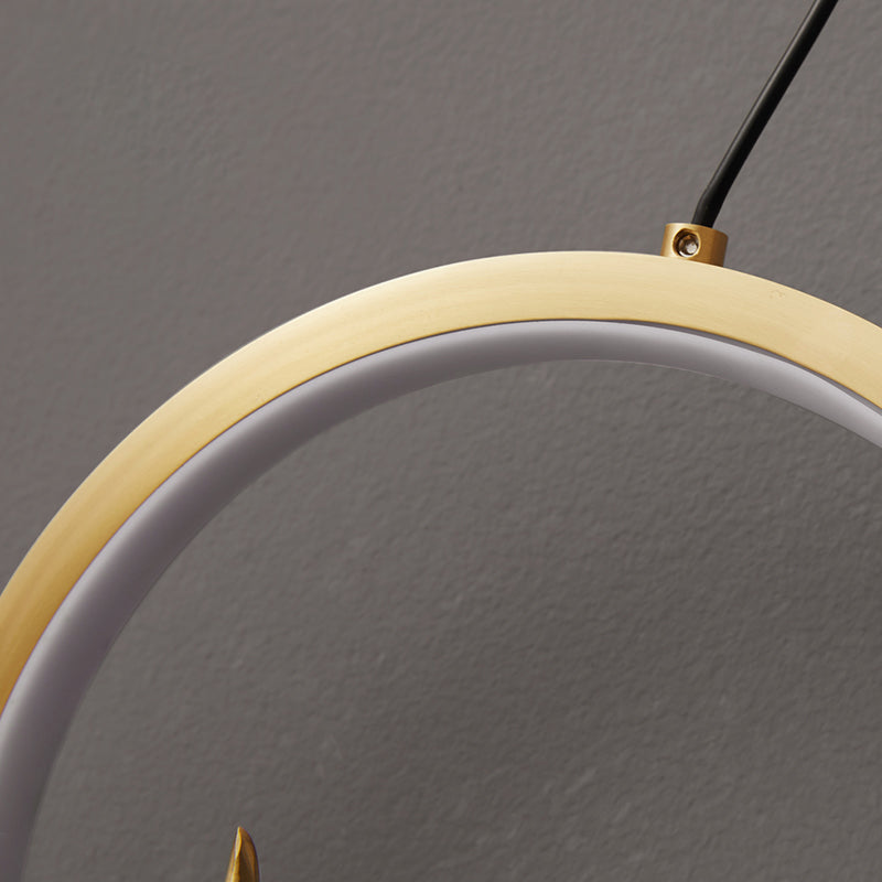 1-Licht Metall zeitgenössische Wandleuchte Antlers Schaftlampe für Schlafzimmer