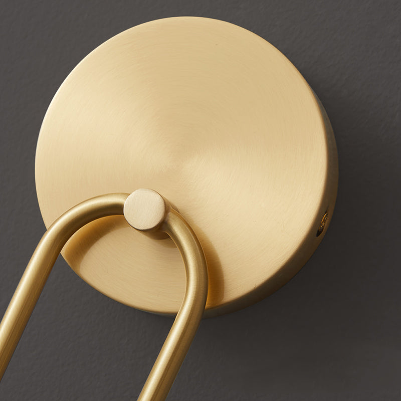 1-Licht Metall zeitgenössische Wandleuchte Antlers Schaftlampe für Schlafzimmer