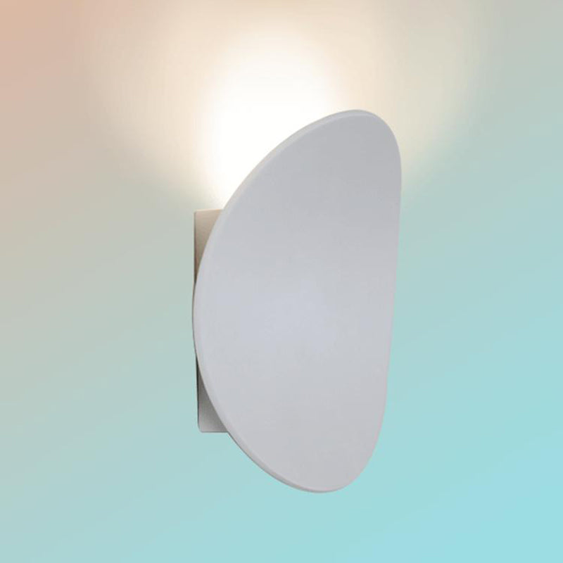 Circular LED Single Wall Lamp in Modern Simplicity Aluminium Wall Light for Interior Spaces
