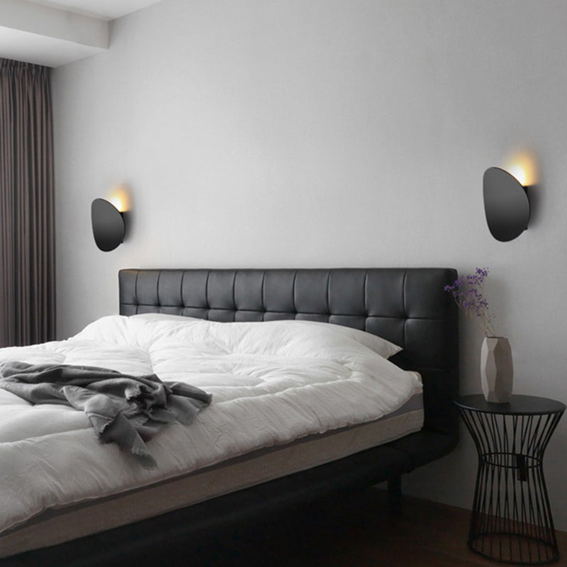 Circular LED Single Wall Lamp in Modern Simplicity Aluminium Wall Light for Interior Spaces