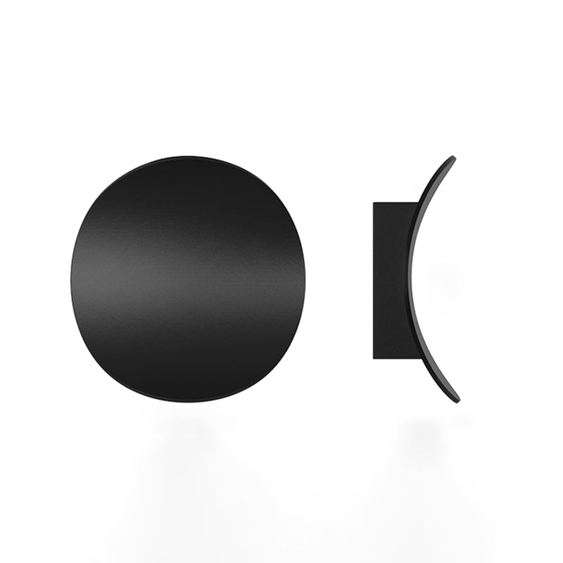 Circular LED Single Wall Lamp in Modern Simplicity Aluminium Wall Light for Interior Spaces