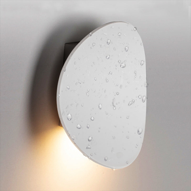 Circular LED Single Wall Lamp in Modern Simplicity Aluminium Wall Light for Interior Spaces
