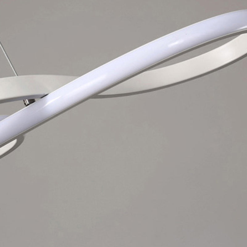 Moderne eenvoud LED hanglamp aluminium lineaire hangende lamp met acryl schaduw