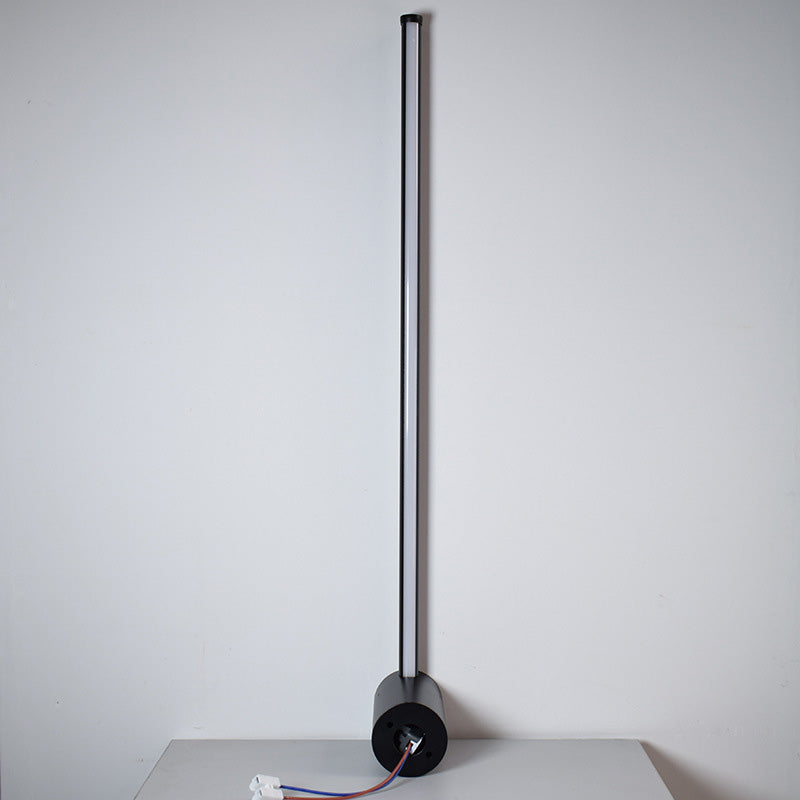 Metallstange Wandmontageleuchte moderne RGB -Leuchtenleuchte in Schwarz