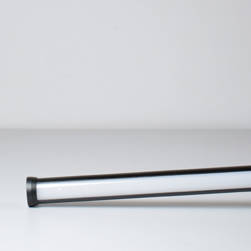 Metallstange Wandmontageleuchte moderne RGB -Leuchtenleuchte in Schwarz