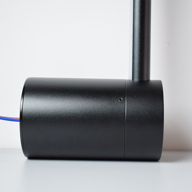 Metallstange Wandmontageleuchte moderne RGB -Leuchtenleuchte in Schwarz