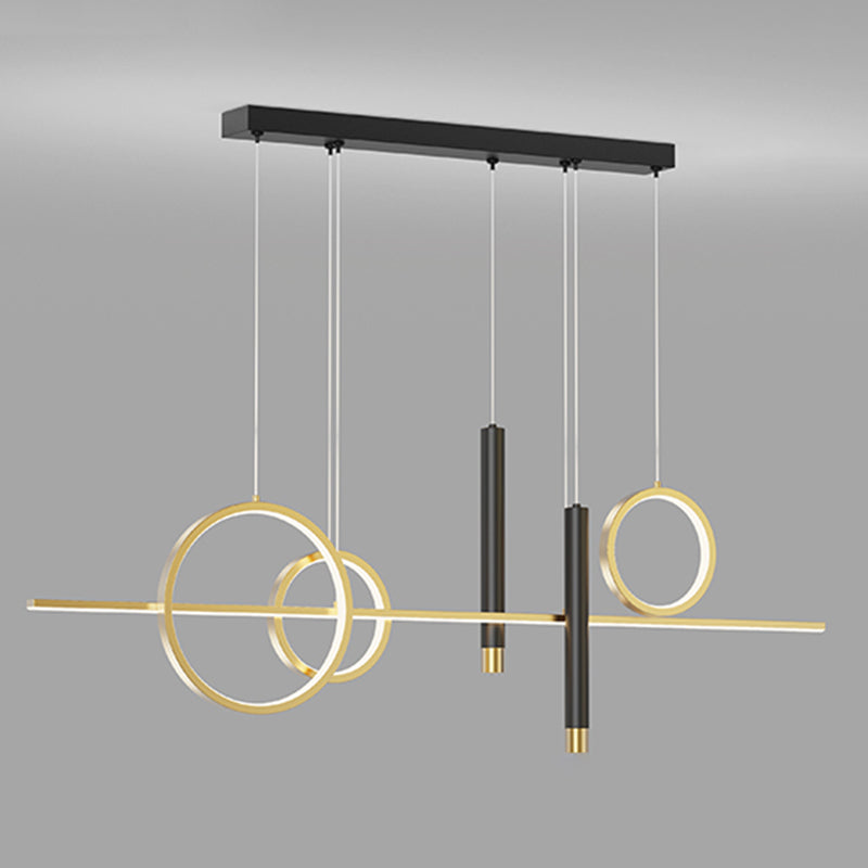 Metal Shaded Island Pendant Light Simplicity LED Island Ceiling Light for Dinning Room