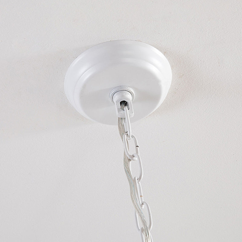 Korbförmige hölzerne Anhänger Kronleuchter Landstil Deckenhängung Lampe