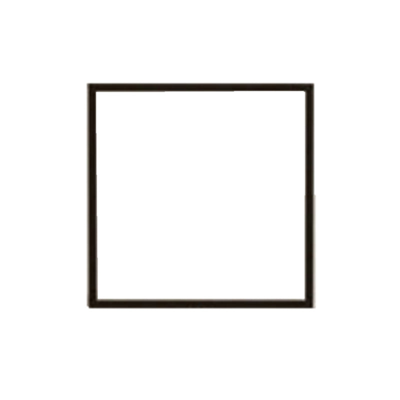 Zwart vierkante sconce verlichtingsarmatuur eigentijdse RGB metalen wandbevestiging verlichtingsarmatuur