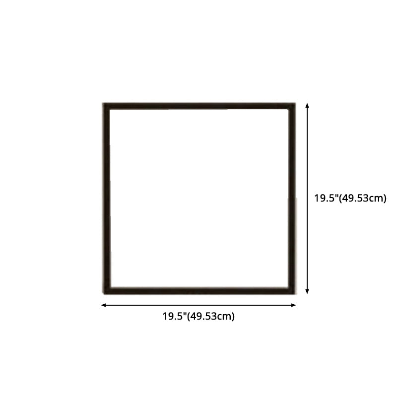 Zwart vierkante sconce verlichtingsarmatuur eigentijdse RGB metalen wandbevestiging verlichtingsarmatuur