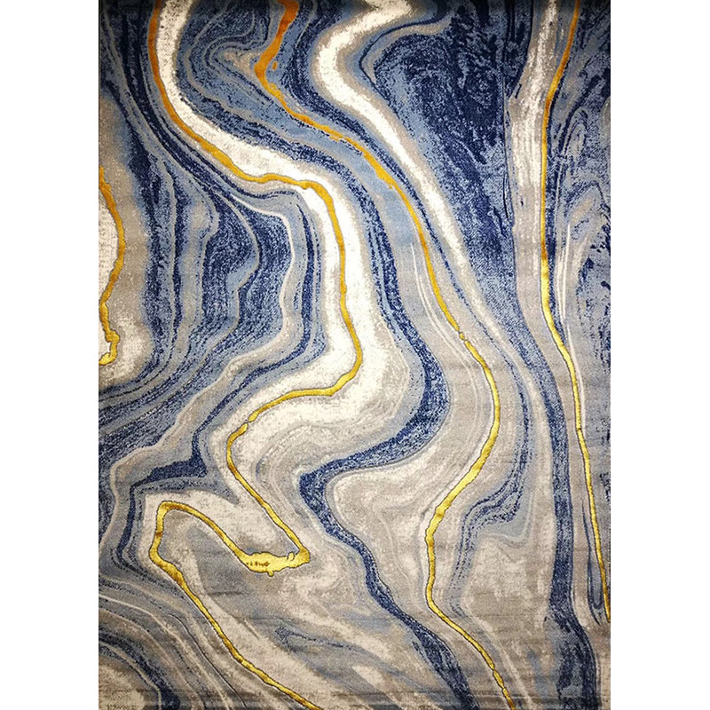 White Tone Modern Indoor Rug Polyester Gradient Rendering Carpet Easy Care Rug for Home Decoration