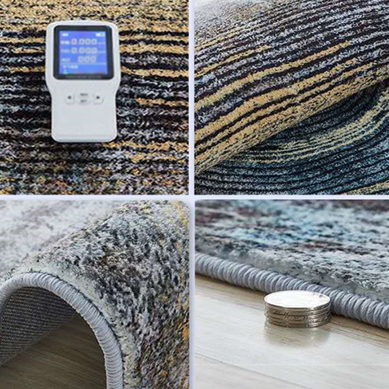 Tono grigio semplice tappeto interno in poliestere Rendering tappeto tappeto resistente alle macchie per la decorazione della casa