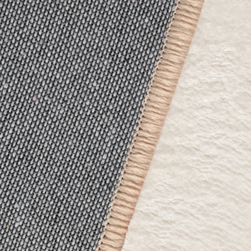 Simplicity Color Blooming Rug Multicolor Polyester Area Carpet Anti-Slip Backing Rug for Living Room