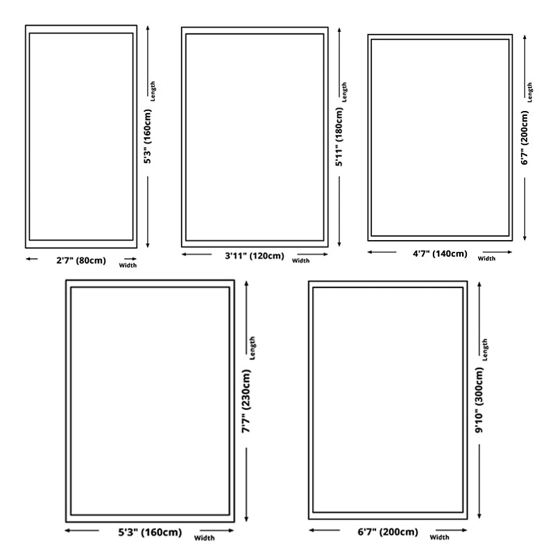 Simplicity Color Blooming Rug Multicolor Polyester Area Carpet Anti-Slip Backing Rug for Living Room