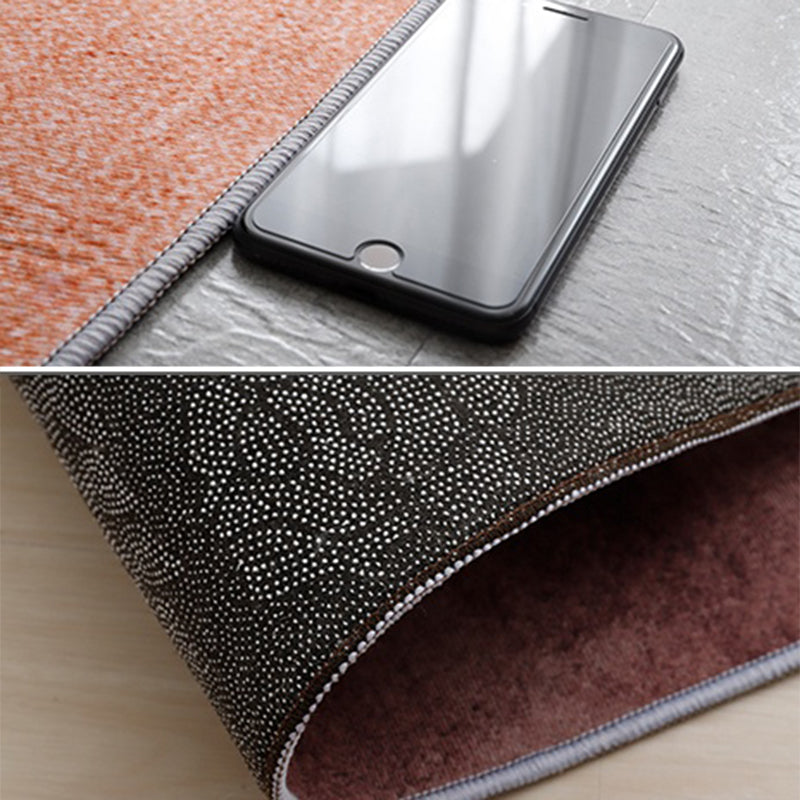 Trendy Watercolor Blooming Rug Multicolor Polyester Area Carpet Non-Slip Backing Rug for Living Room