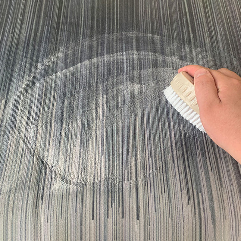 Nordic Marbling Printed Rug Light Color Polyester Area Carpet Non-Slip Backing Rug for Living Room