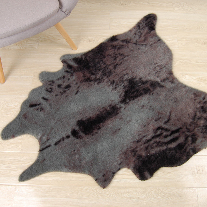 Fashionable Brown Animals Pattern Rug Polyester Area Carpet Stain Resistant Area Rug for Home Decor