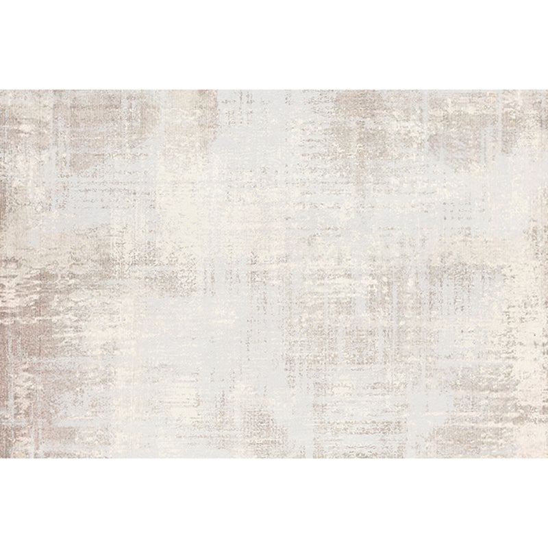 Color Mixed Simple Rug Polyester Carpet Ink Traces Indoor Rug Anti-Slip Backing for Living Room
