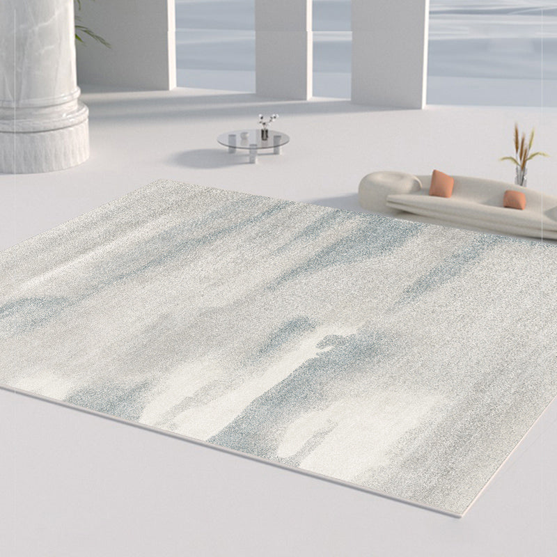 Multicolor Trendy Rug Polyester Carpet Rendering Traces Indoor Rug Anti-Slip Backing for Living Room