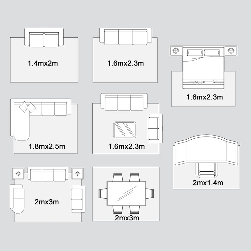 Multicolor Trendy Rug Polyester Carpet Rendering Traces Indoor Rug Anti-Slip Backing for Living Room