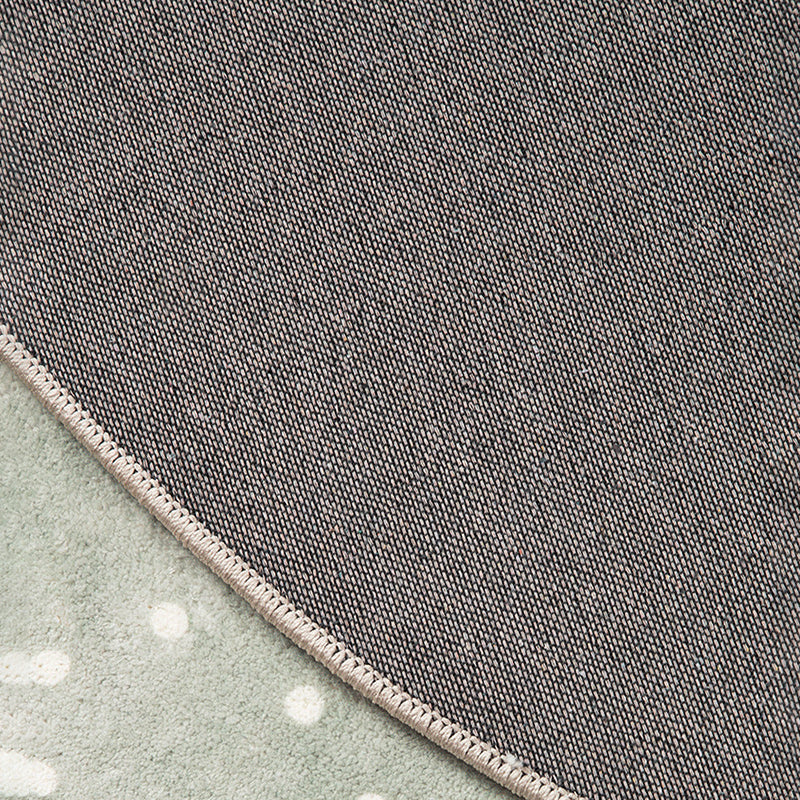 Grüner purer Farb Teppich Polyester Freizeitbereich Teppich Anti-Split Teppich für Wohnkultur
