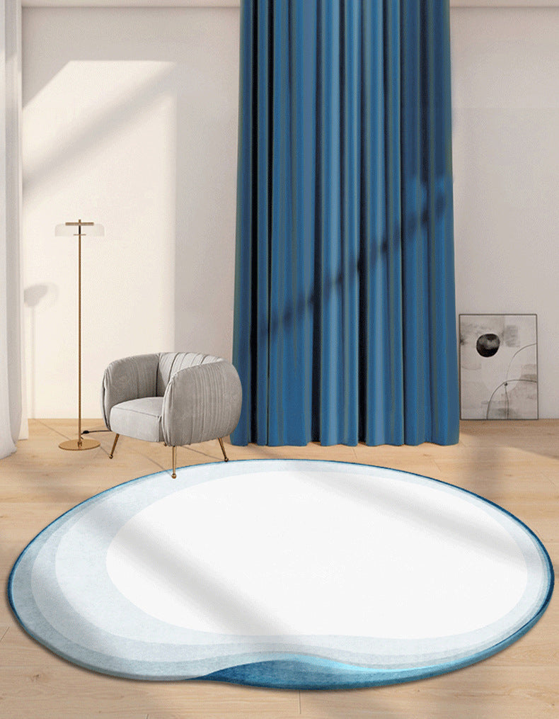 Grüner purer Farb Teppich Polyester Freizeitbereich Teppich Anti-Split Teppich für Wohnkultur