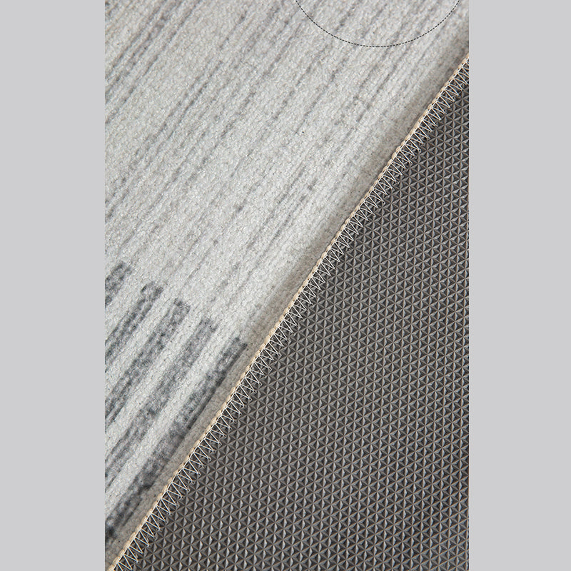 Apricot Tone Modern Area Carpet Polyester Abstract Stripe Indoor Rug Washable Carpet for Living Room