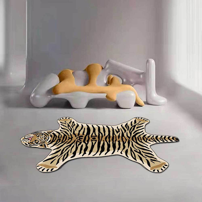 Tappeto di tappeto in poliestere di tappeti in poliestere per tappeti per leopardo leopardo per soggiorno resistente alle macchie per soggiorno
