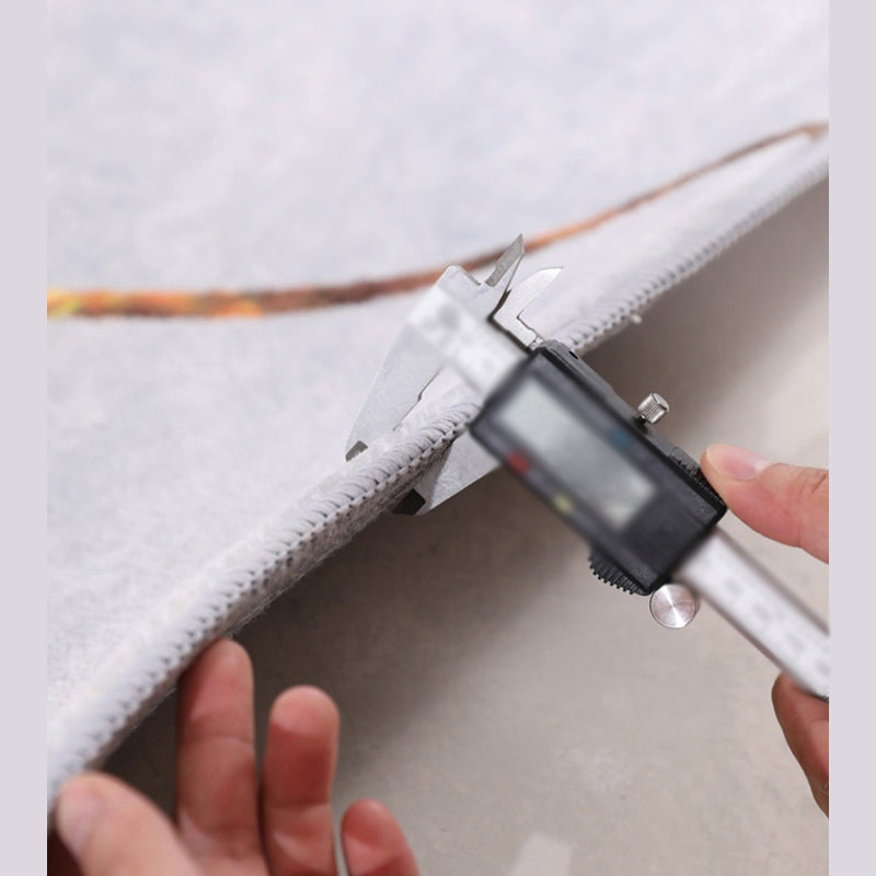Rapis de motif abstrait blanc Rapier polyester tapis de support non glissant pour le salon
