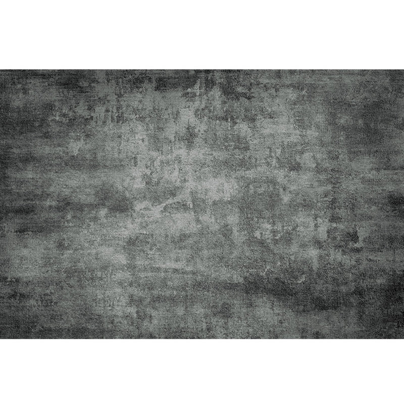 Solid Color Simple Indoor Rug Polyester Gradient Effect Carpet Non-Slip Backing Rug for Living Room